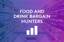 Photo of supermarket cart and aisle